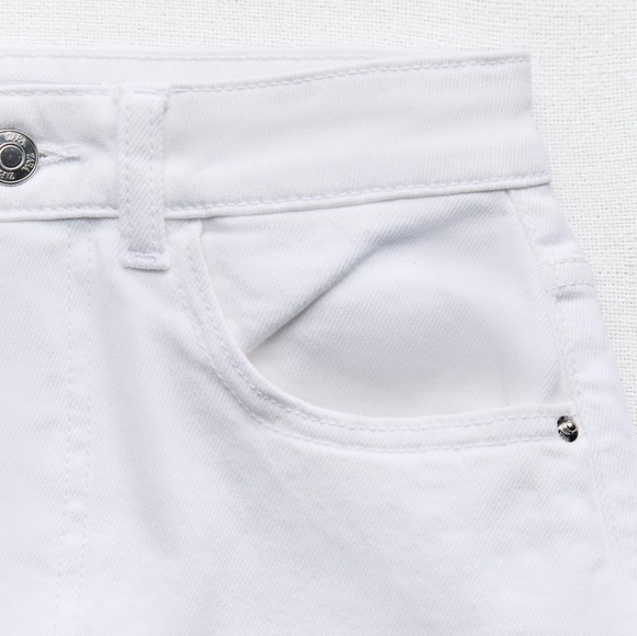 Zara Mom Fit Shorts NEW - sz 4 - Picture 4 of 6